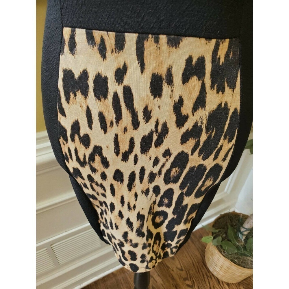 Zara W&B Collection Animal‎ Print Dress- Small - Picture 3 of 8